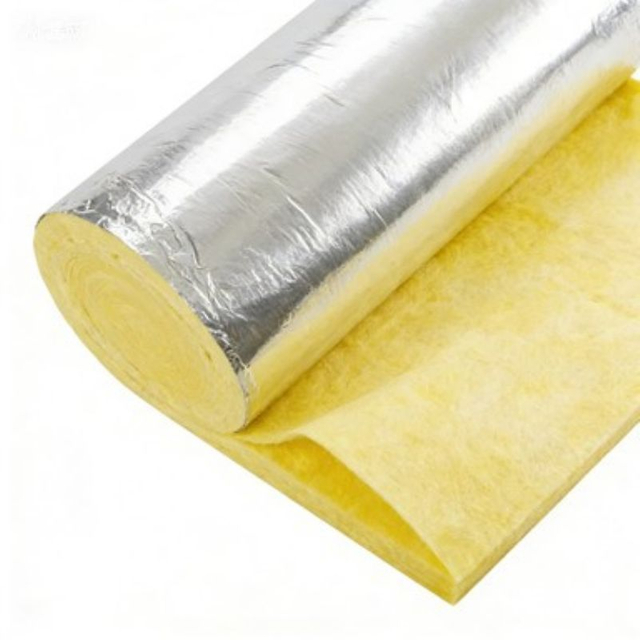 Roofing Insulation Materials Glass Wool Rolls Carpet 